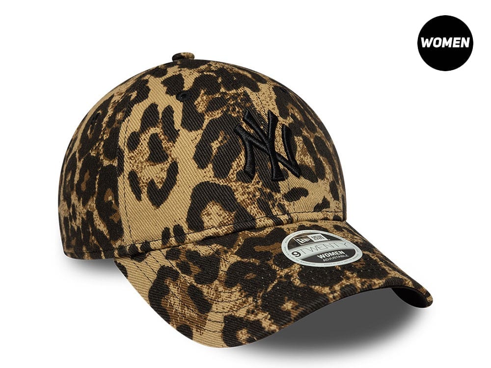 New Era New York Yankees Leopard Print Womens 9Twenty Strapback Cap