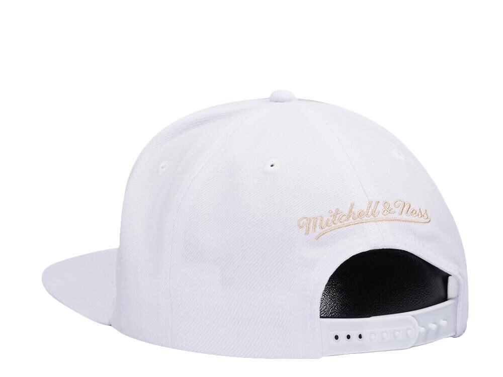 Mitchell & Ness Seattle Supersonics 25th Anniversary Winter White Hardwood Classic Snapback Hat