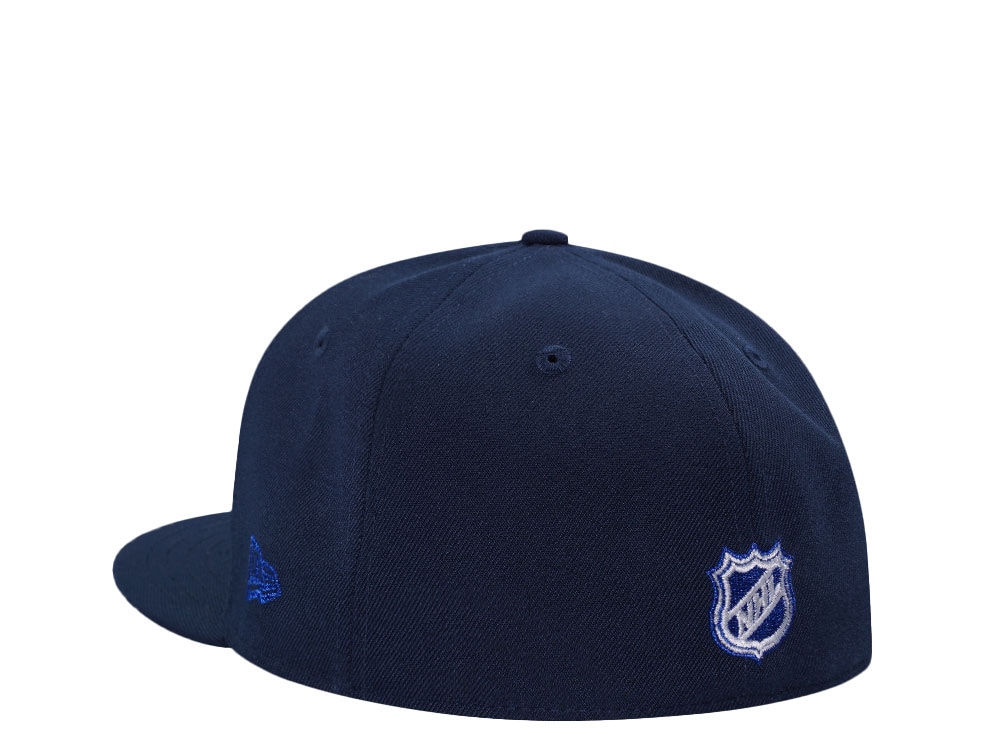 New Era Anaheim Ducks 10th Anniversary Ocean Metallic Prime Edition 59Fifty Fitted Hat