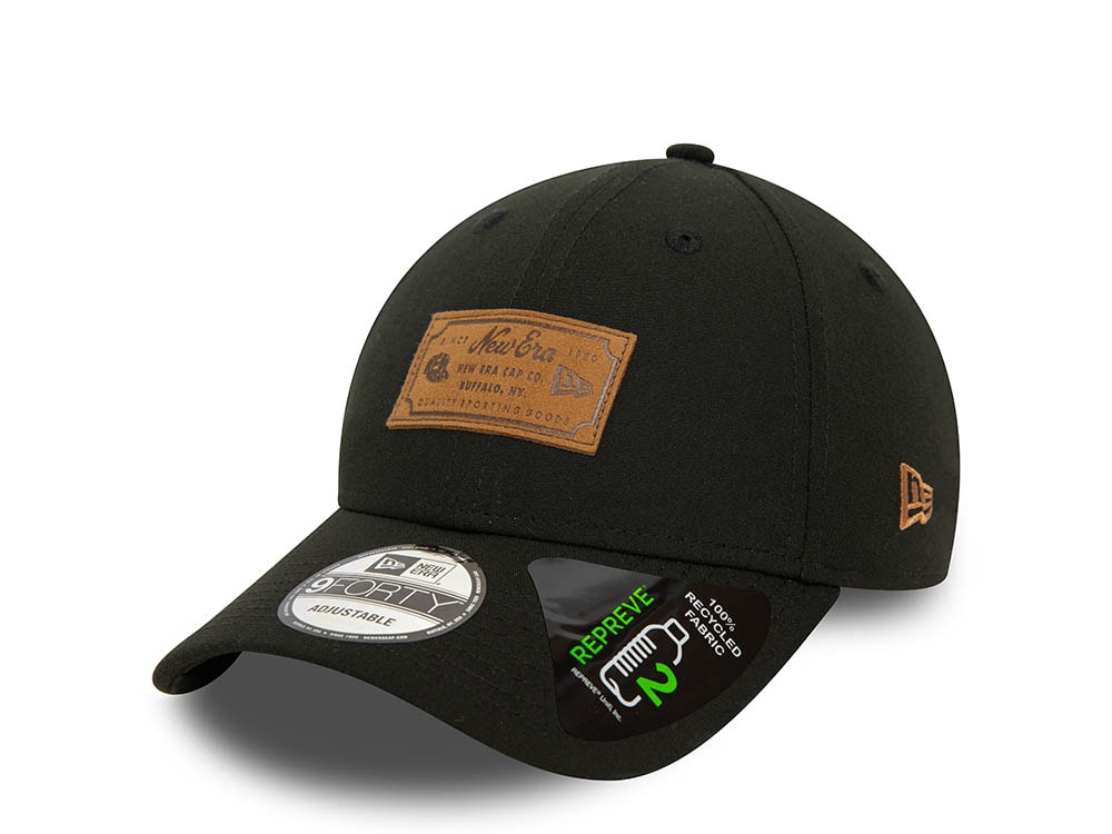 New Era New World Black 9Forty Strapback Hat