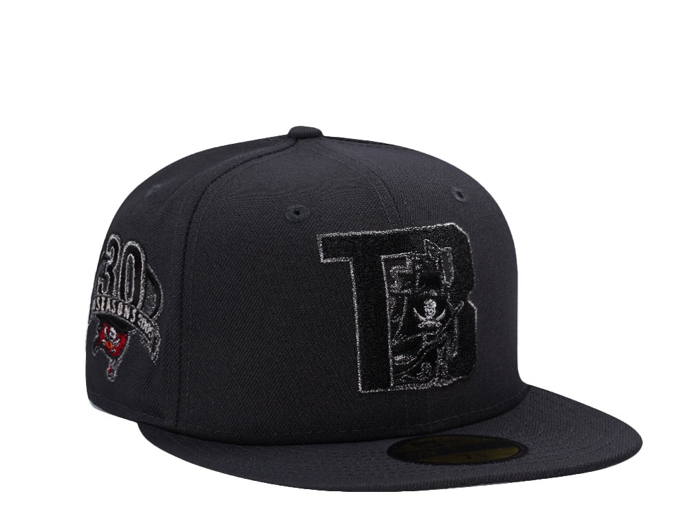 New Era Tampa Bay Buccaneers 30th Anniversary Gray Prime Edition 59Fifty Fitted Cap