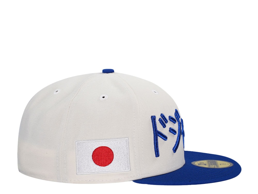 New Era Los Angeles Dodgers Kanji Japan Chrome Two Tone Edition 59Fifty Fitted Hat