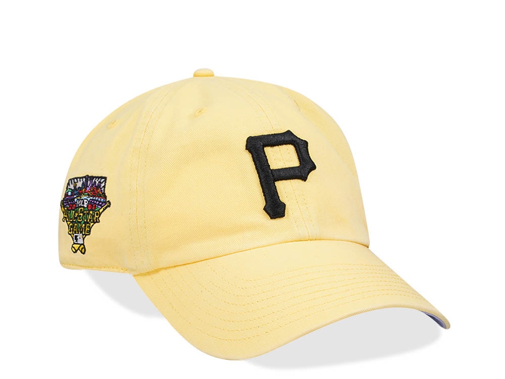 47Brand Pittsburgh Pirates All Star Game 2006 Maize Double Under Clean Up Strapback Hat