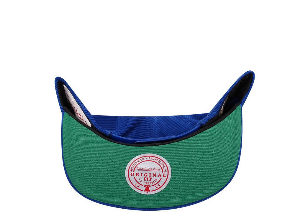 Mitchell & Ness Hartford Whalers Blue Cord Vintage Snapback Hat