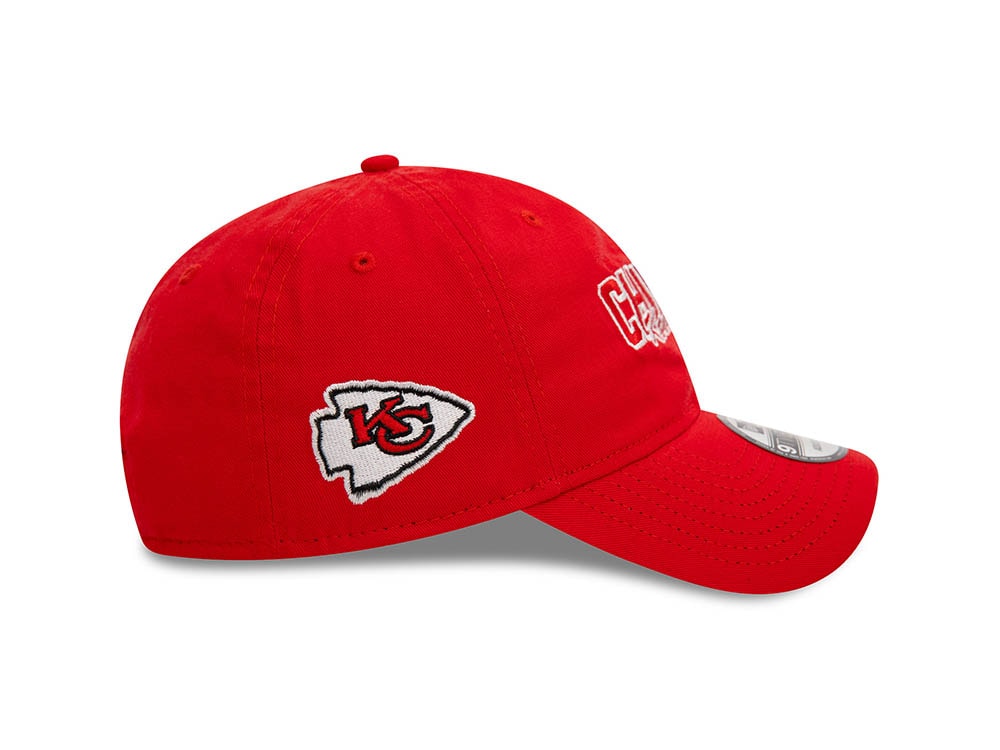 New Era Kansas City Chiefs NFL Script Red 9Twenty Strapback Hat
