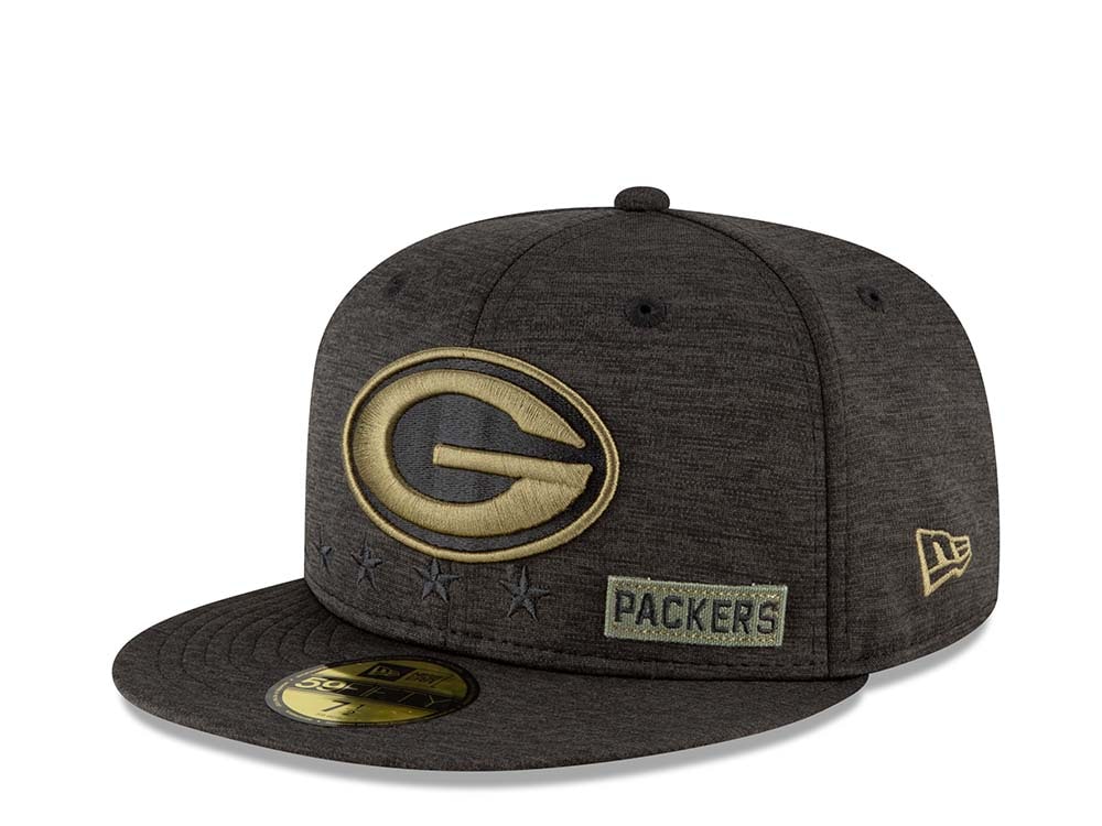 New Era Green Bay Packers Salute to Service 2020 Fitted 59Fifty Hat