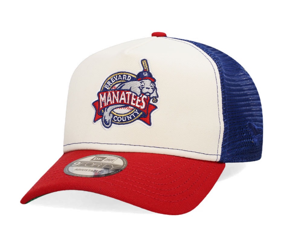 New Era Brevard County Manatees Color Flip Trucker Edition Trucker 9Forty A Frame Snapback Hat