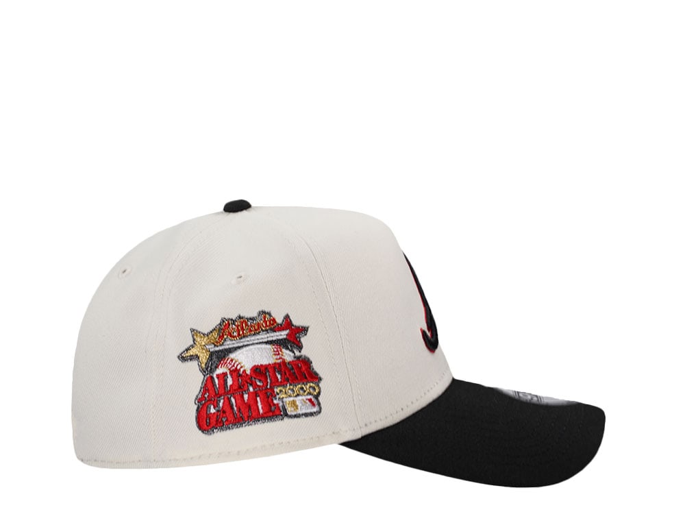 New Era Atlanta Braves All Star Game 2000 Splatter Chrome Two Tone Edition 9Forty A Frame Snapback Hat
