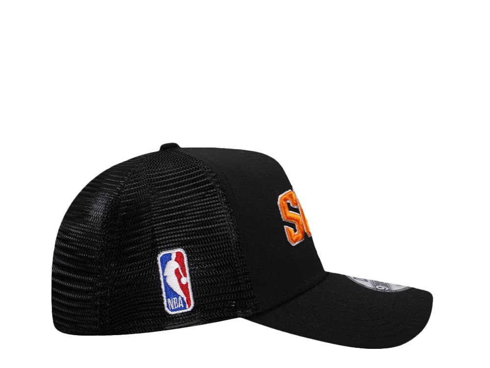New Era Phoenix Suns Black Classic Edition Trucker 9Forty A Frame Snapback Hat
