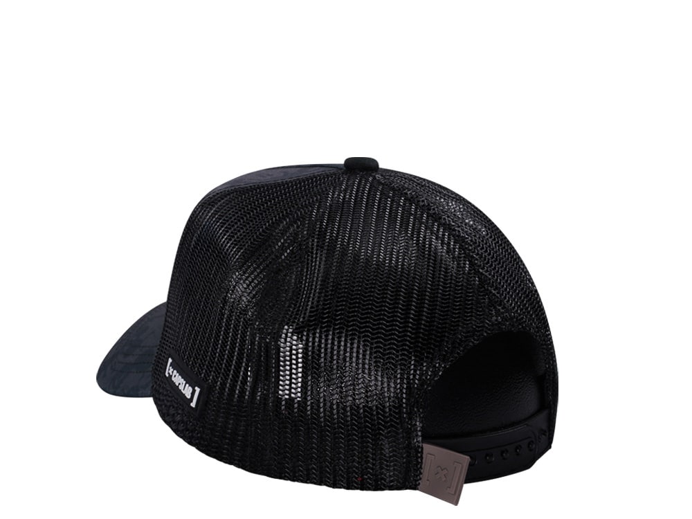 Capslab Disney Mickey Mouse Black Grey Trucker Snapback Hat