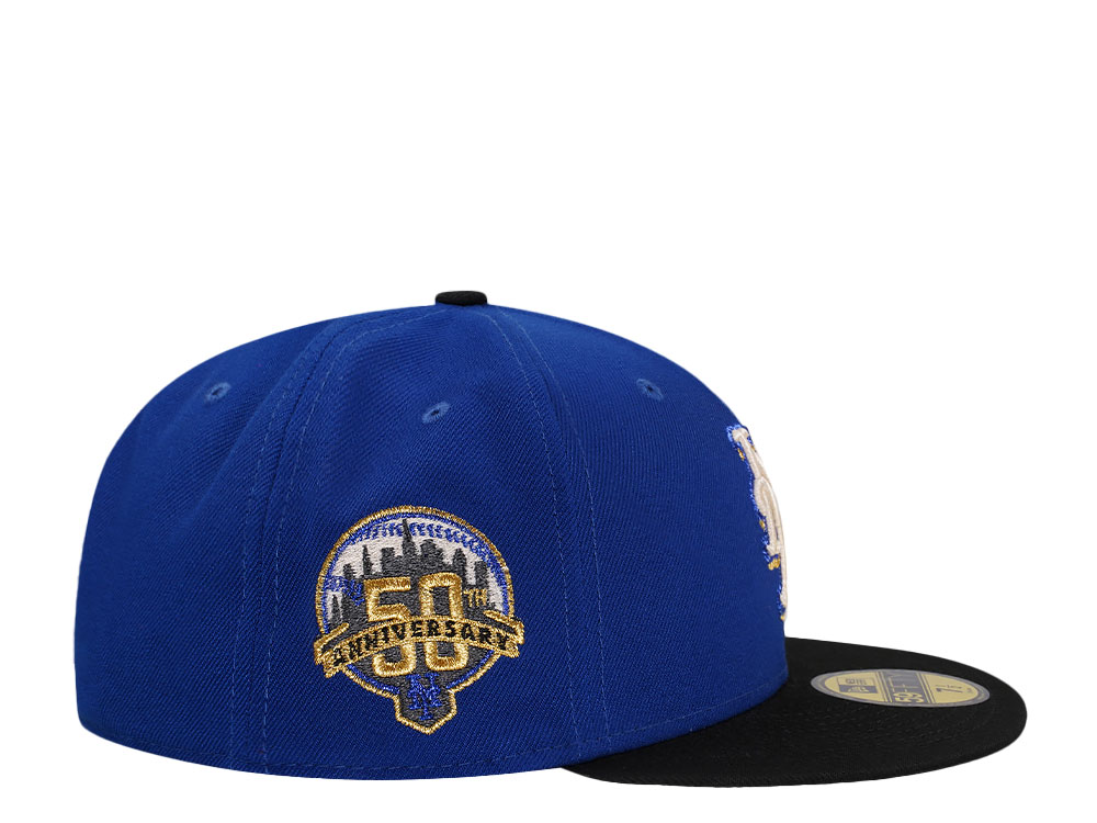 New Era New York Mets 50th Anniversary Metallic Two Tone Edition 59Fifty Fitted Hat