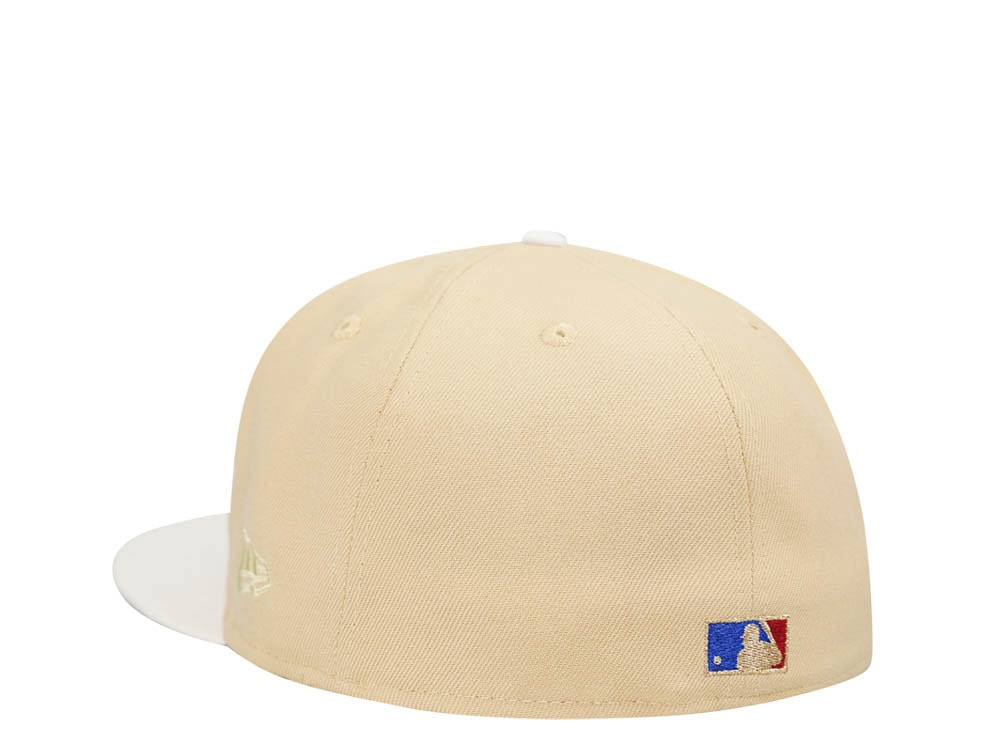 New Era Chicago Cubs World Series 2016 Gold Azure Two Tone Edition 59Fifty Fitted Hat