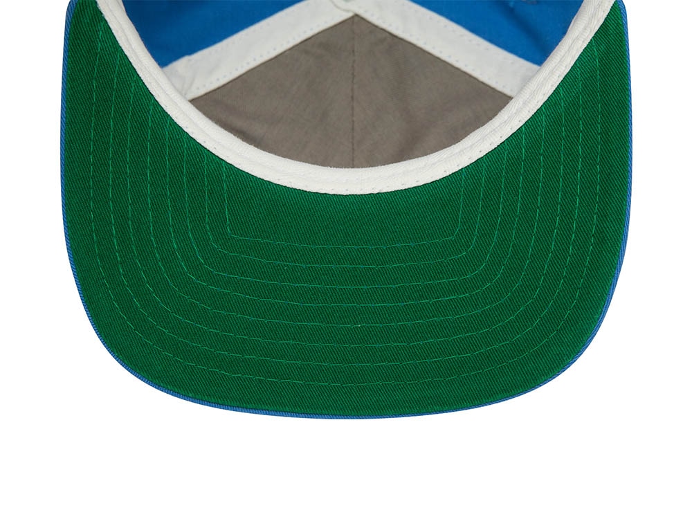 New Era Lake County Captains Blue A Frame Golfer Snapback Hat