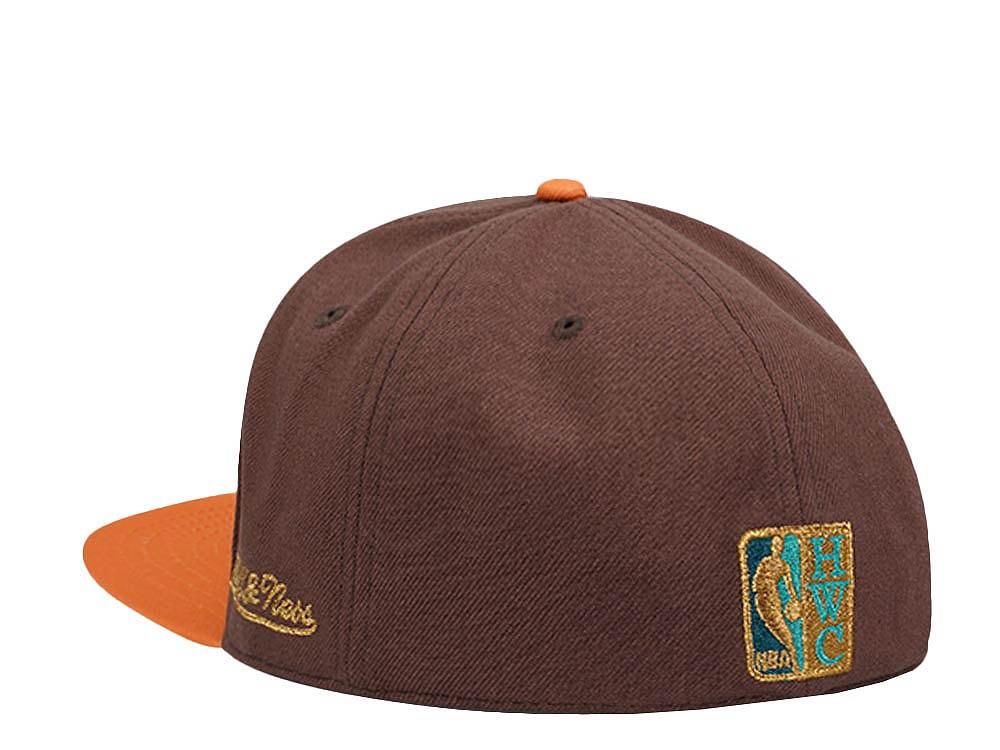 Mitchell & Ness Seattle Supersonics All Star Game Copper Top Hardwood Classic Dynasty Fitted Hat