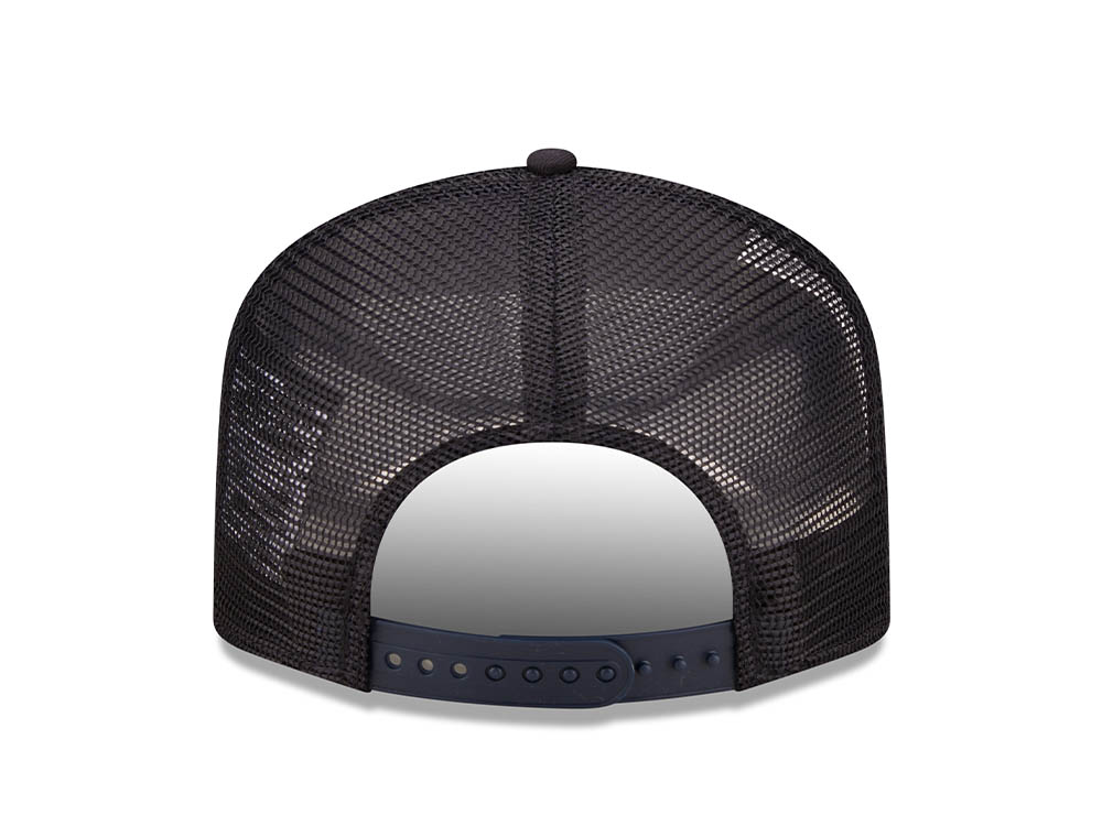 New Era Washington Postcard Navy A Frame Trucker Snapback Hat