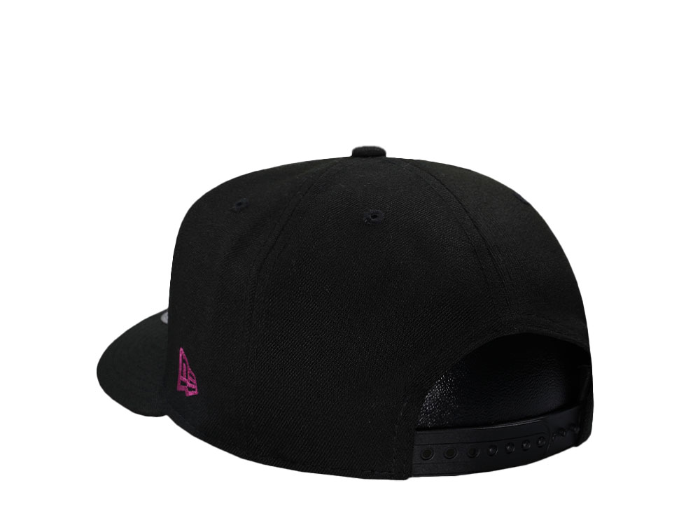New Era Minnesota Timberwolves Black Metallic Edition A Frame 9Fifty Snapback Hat