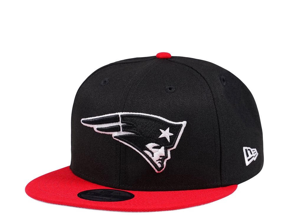 New Era New England Patriots Black and Red Edition 9Fifty Snapback Hat