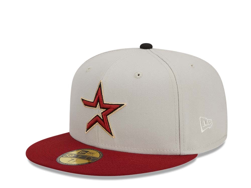 New Era Houston Astros Farm Team Stone Throwback Two Tone Edition 59Fifty Fitted Hat