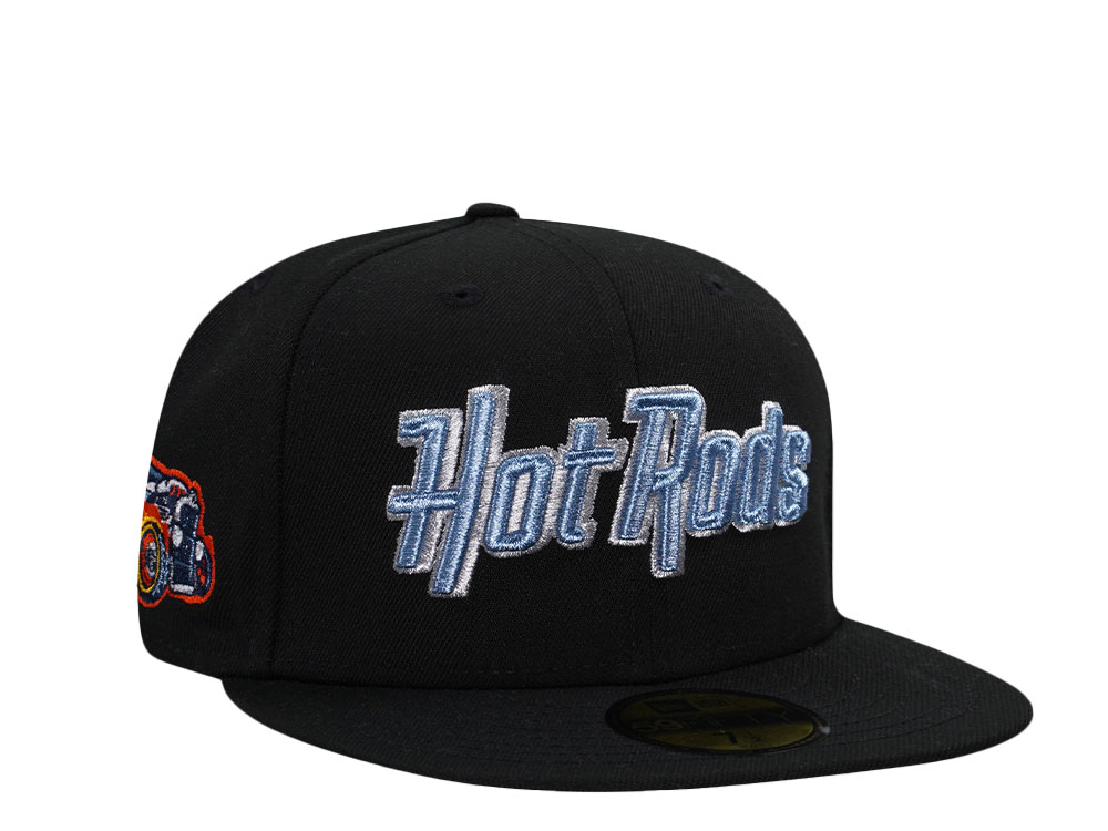 New Era Bowling Green Hot Rods Black Metallic Prime Edition 59Fifty Fitted Hat