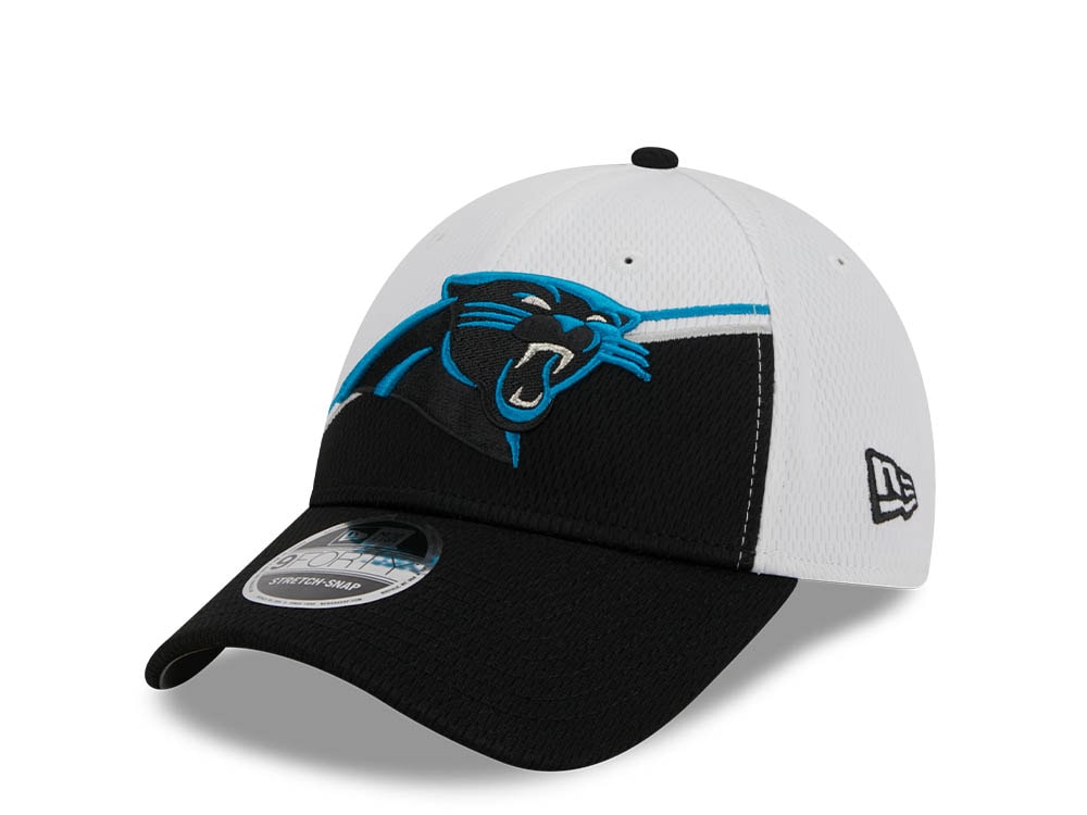 New Era Carolina Panthers NFL Sideline 2023 Black White  9Forty Snapback Hat