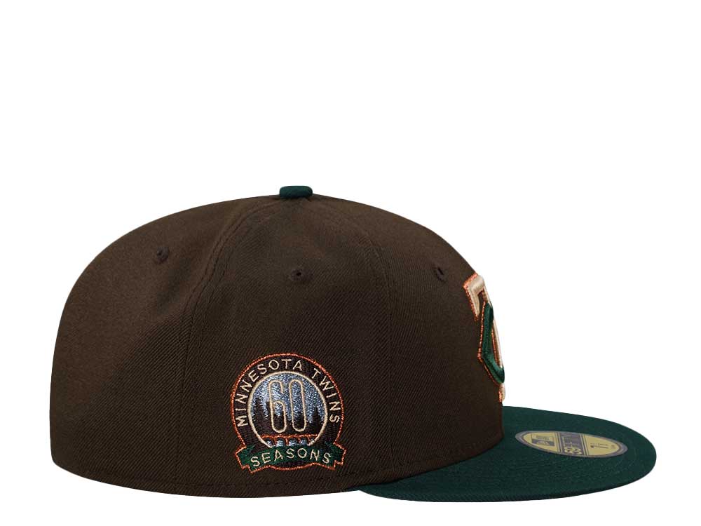 New Era Minnesota Twins 60 Season Forest Two Tone Edition 59Fifty Fitted Hat