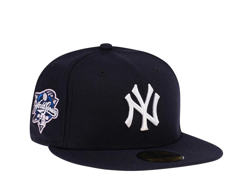 New Era New York Yankees World Series 2000 Navy Pink Edition 59Fifty Fitted Hat
