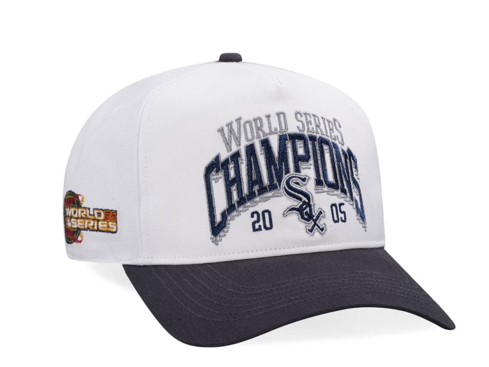 47Brand Chicago White Sox World Series 2005 White Arch Champions Hitch Snapback Hat