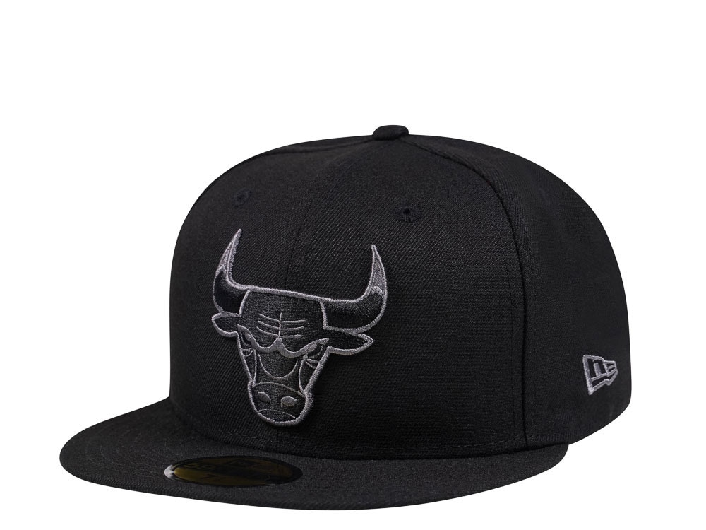 New Era Chicago Bulls Dark Gray Edition 59Fifty Fitted Hat