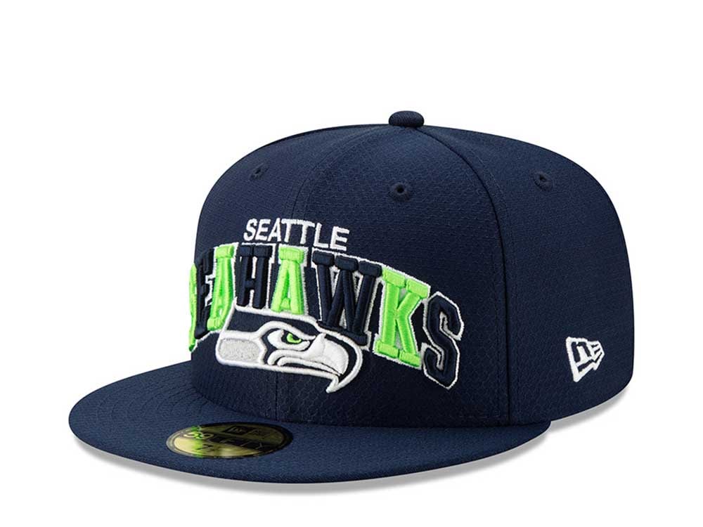 New Era Seattle Seahawks Sideline Cap Home 59Fifty Fitted Hat