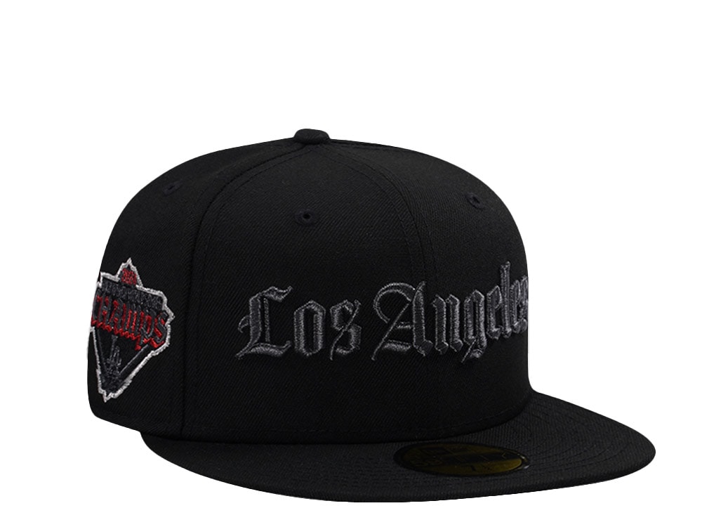 New Era Los Angeles Dodgers 24x World Series Champion Black Prime Edition 59Fifty Fitted Cap