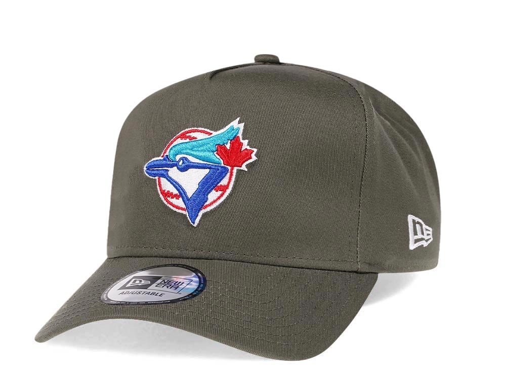 New Era Toronto Blue Jays Olive Edition 9Forty A Frame Snapback Hat