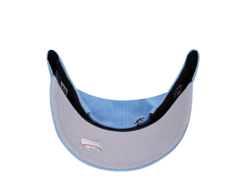 New Era Atlanta Braves Skull Sky Blue 9Twenty Strapback Hat