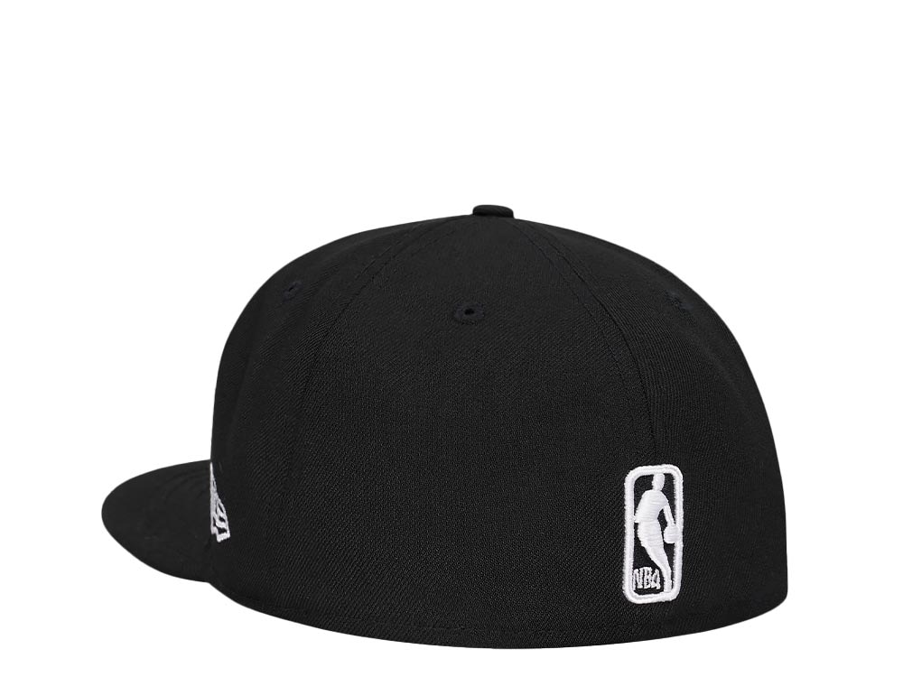 New Era Chicago Bulls Black White Detail Edition 59Fifty Fitted Hat