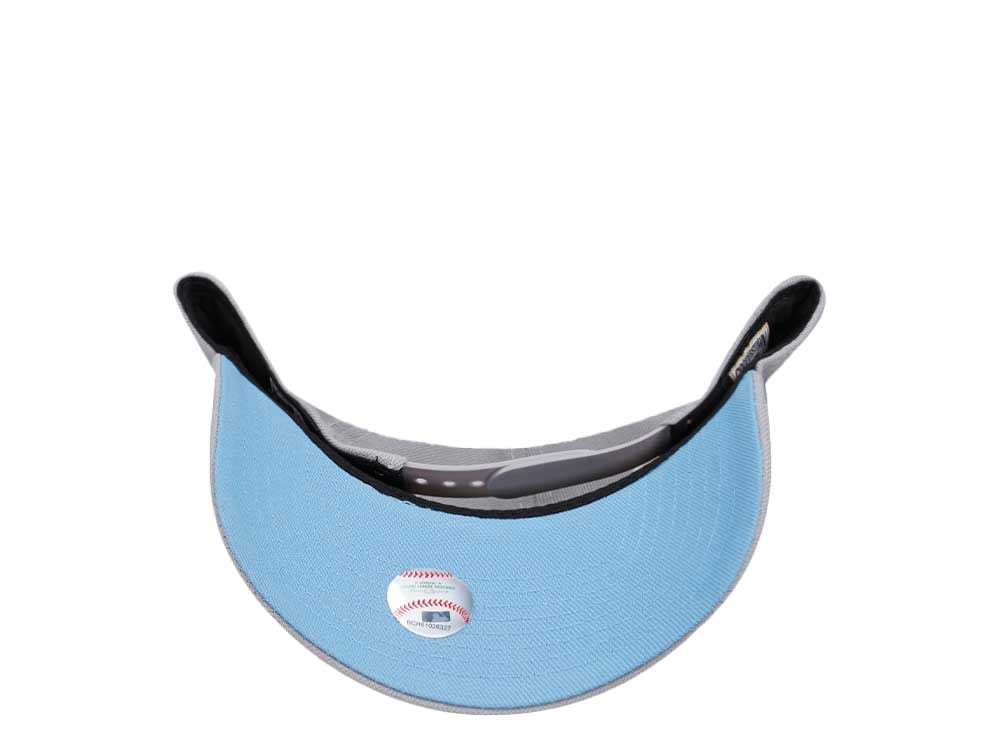 New Era Texas Rangers 40th Anniversary Gray Blue Edition 9Forty A Frame Snapback Hat