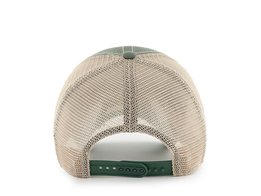47Brand Oakland Athletics Bottle Green Tuscloosa Edition Trucker Clean Up Snapback Cap