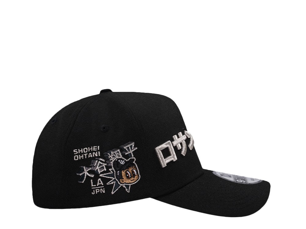 New Era Los Angeles Dodgers Ohtani Silver Black Prime Edition 9Forty A Frame Snapback Hat