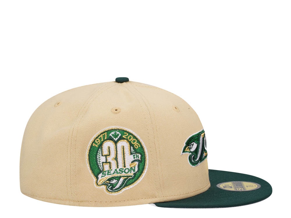 New Era Toronto Blue Jays 30th Anniversary Vegas Gold Two Tone Edition 59Fifty Fitted Hat