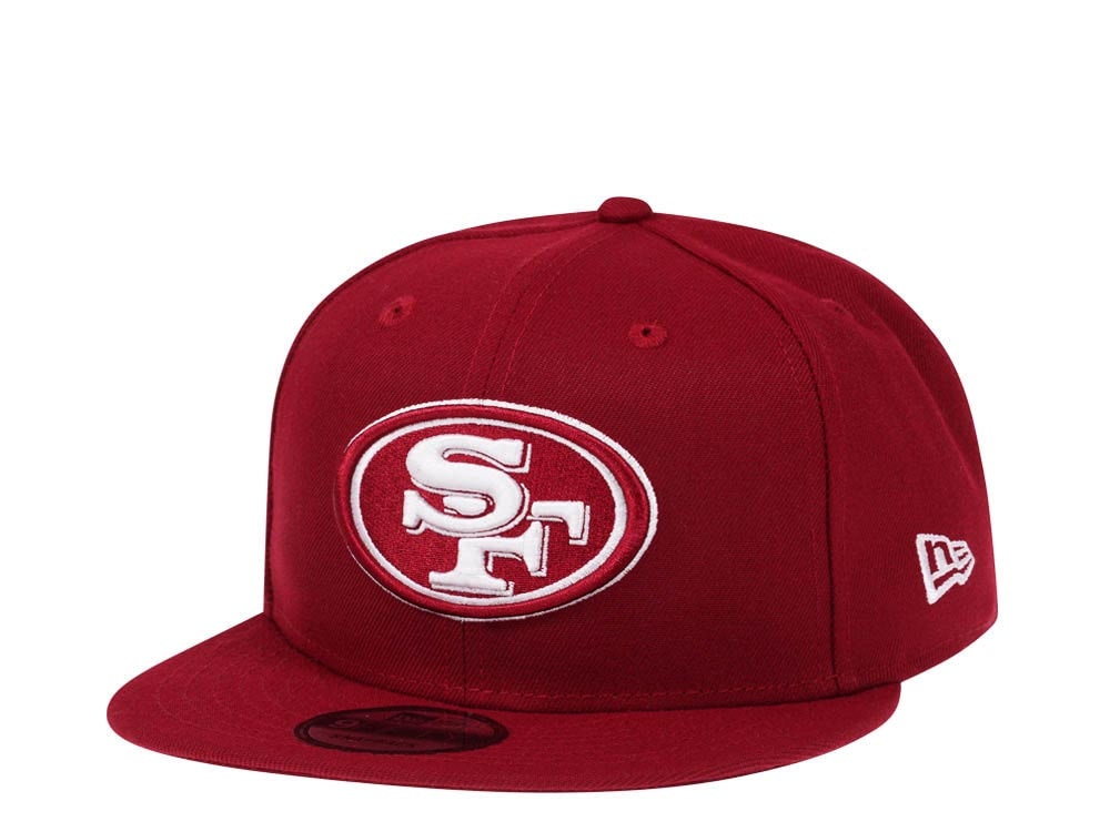 New Era San Francisco 49ers Smooth Red Edition 9Fifty Snapback Hat