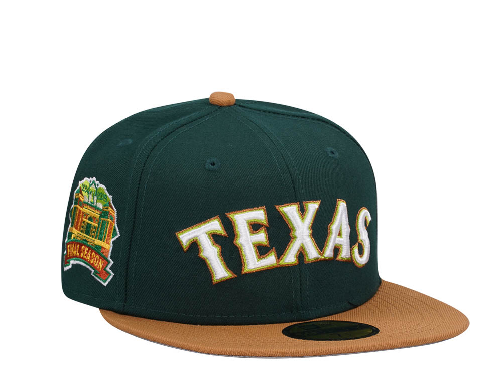 New Era Texas Rangers Final Season Script Two Tone Edition 59Fifty Fitted Hat