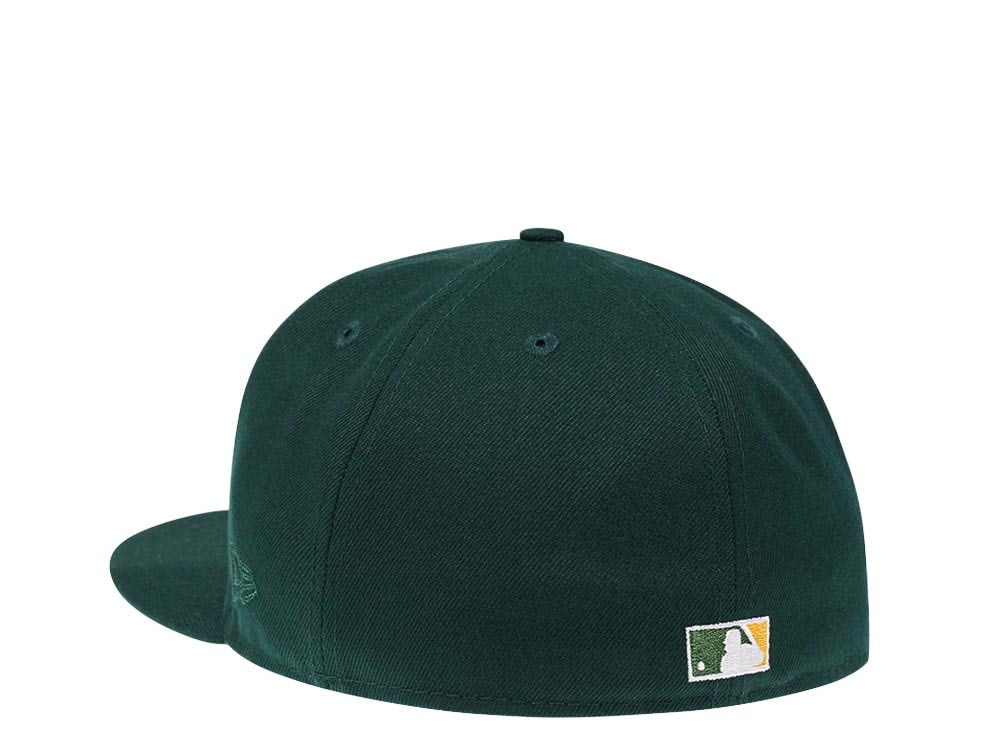 New Era Oakland Athletics 40th Anniversary Dark Green Color Team Edition 59Fifty Fitted Hat
