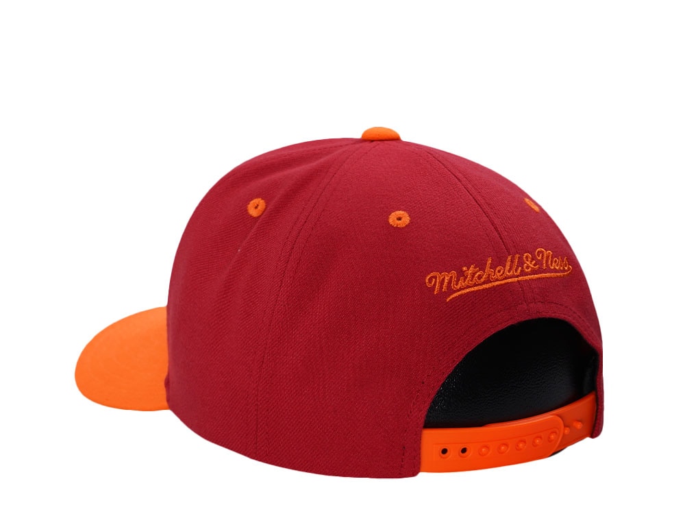 Mitchell & Ness Miami Heat Two Tone Pro Crown Fit Snapback Hat