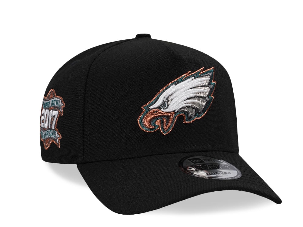 New Era Philadelphia Eagles Super Bowl Champions 2017 Prime Edition 9Forty A Frame Snapback Hat