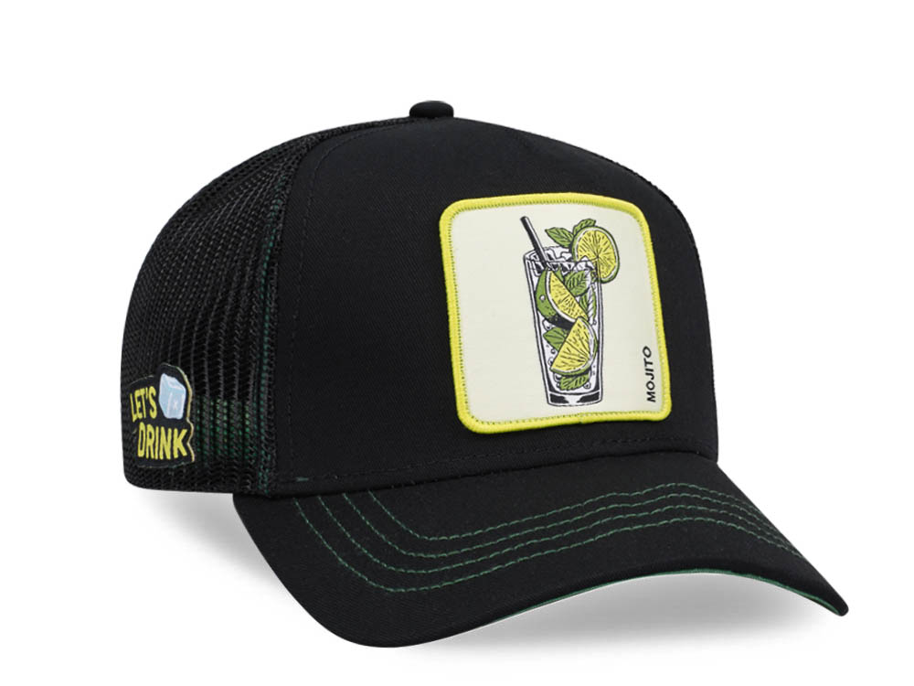 Capslab Cocktails Mojito Black Trucker Snapback Hat