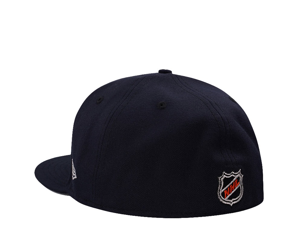 New Era Edmonton Oilers 25th Anniversary Navy Prime Edition 59Fifty Fitted Cap