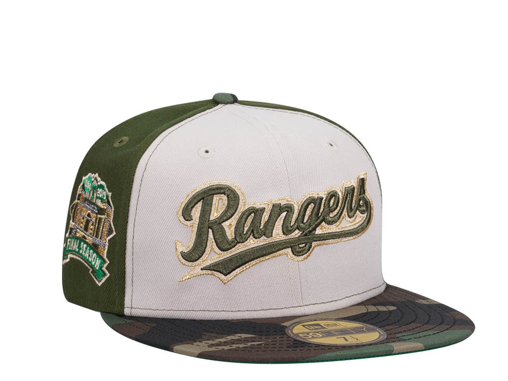 New Era Texas Rangers Final Season Outdoor Camo Edition 59Fifty Fitted Hat