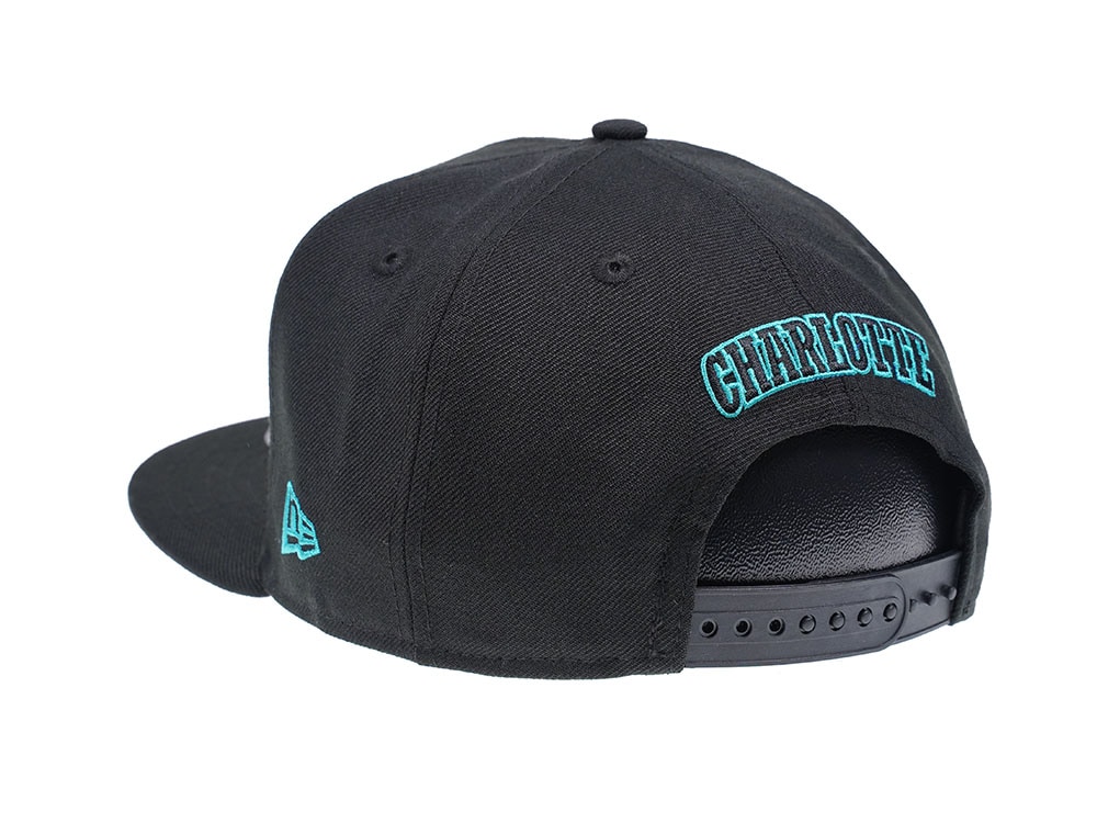 New Era Charlotte Hornets Detail Stitch 9Fifty Snapback Hat