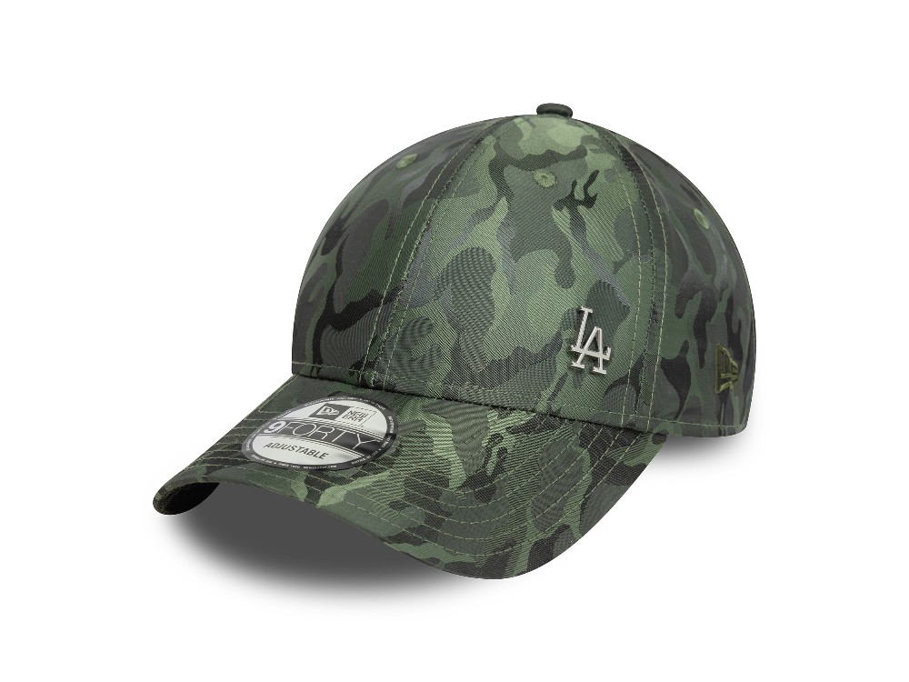 New Era Los Angeles Dodgers Flawless Pin Camouflage 9Forty Strapback Cap
