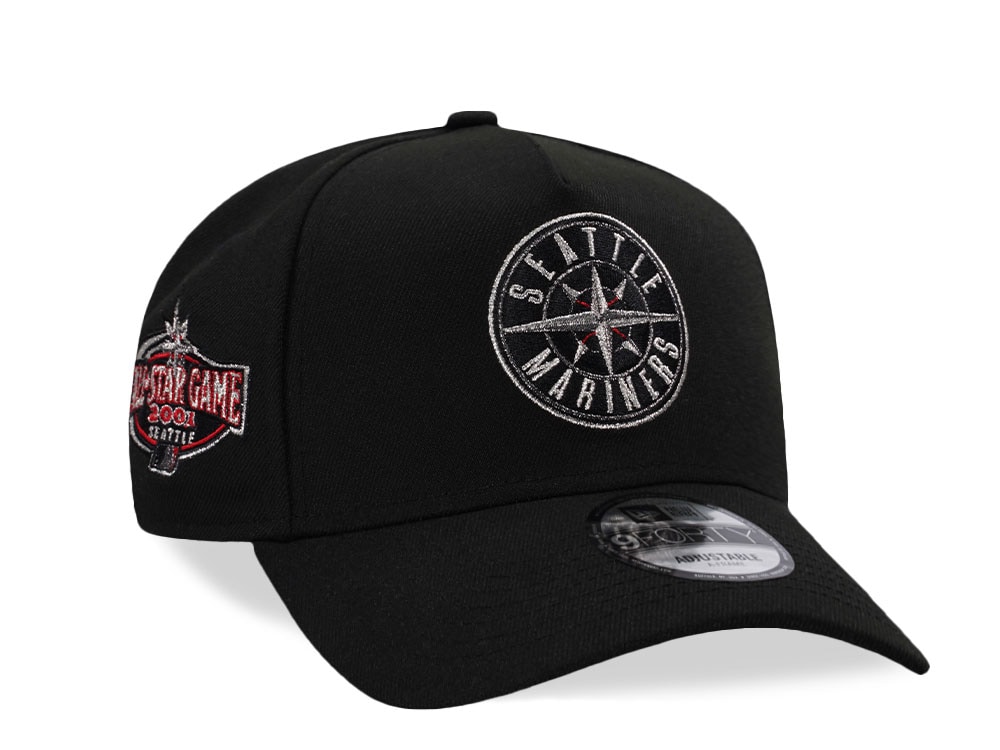 New Era Seattle Mariners All Star Game 2001 Black Prime Edition 9Forty A Frame Snapback Cap