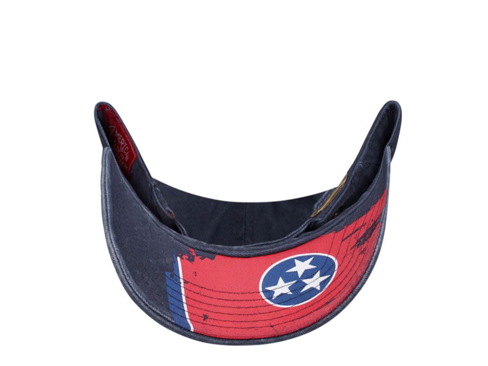 American Needle Nashville New Raglin Navy Vintage Casual Strapback Hat