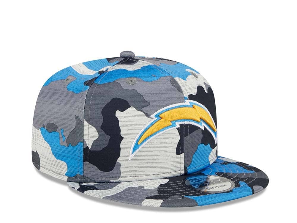 New Era Los Angeles Chargers NFL Training Camp 22 Camo 9Fifty Snapback Hat